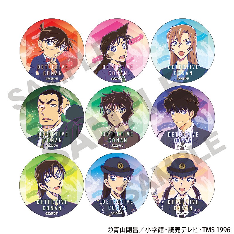 予約商品1月末発送】名探偵コナン トレーディング缶バッジ＿スラッシュ
