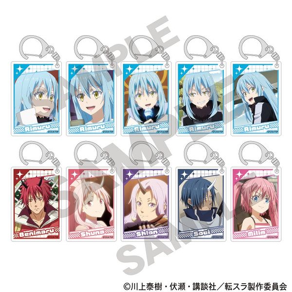 予約商品2月下旬発送】転生したらスライムだった件 アート缶バッジ＿