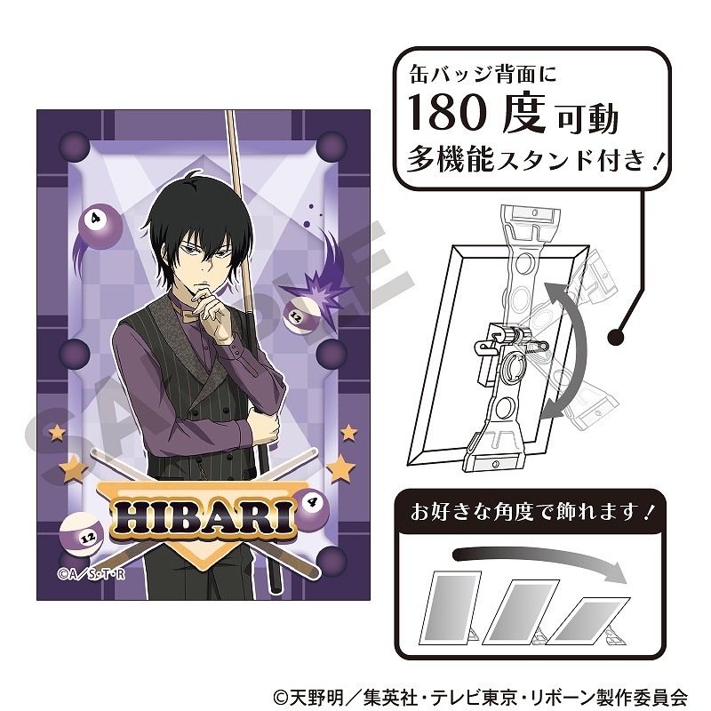 予約商品3月下旬発送】家庭教師ヒットマンREBORN! アート缶バッジ＿