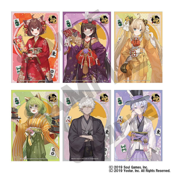 雀魂　クリアファイル 事後通販4月下旬より順次発送】雀魂-じゃんたま- シングルクリア