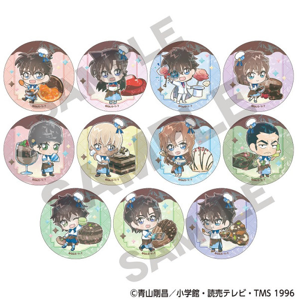 名探偵コナン アート缶バッジ＿毛利 蘭/ぷちコスモ