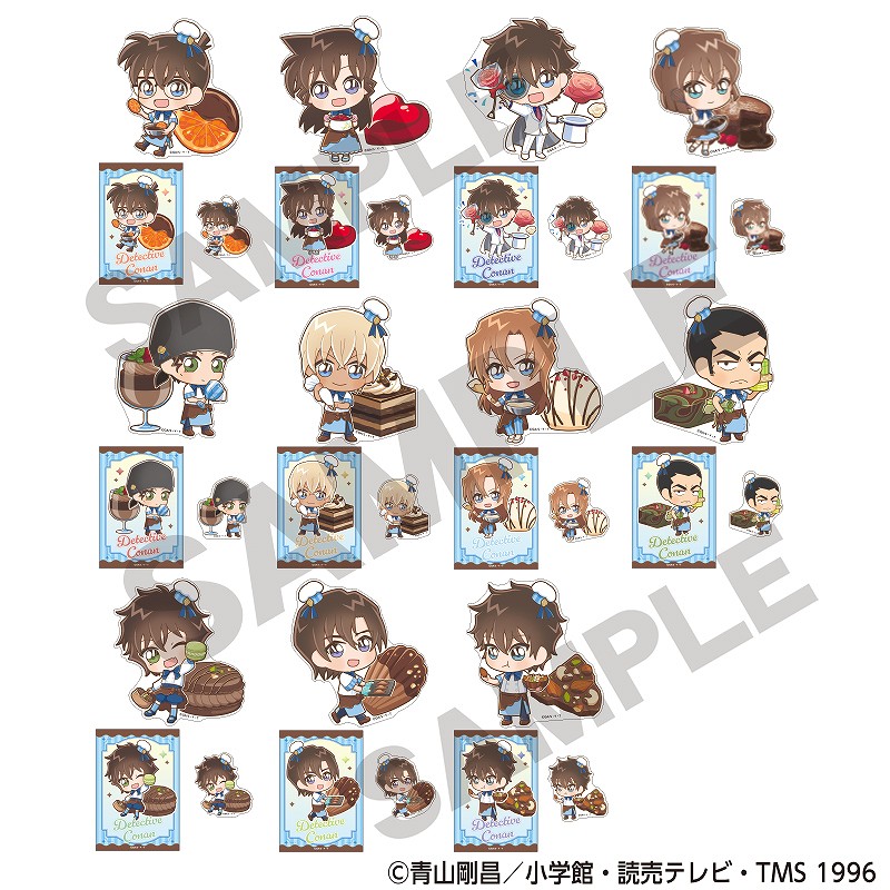 名探偵コナン MINI PROGRAM BOX ポスターシールコレクション グッズ