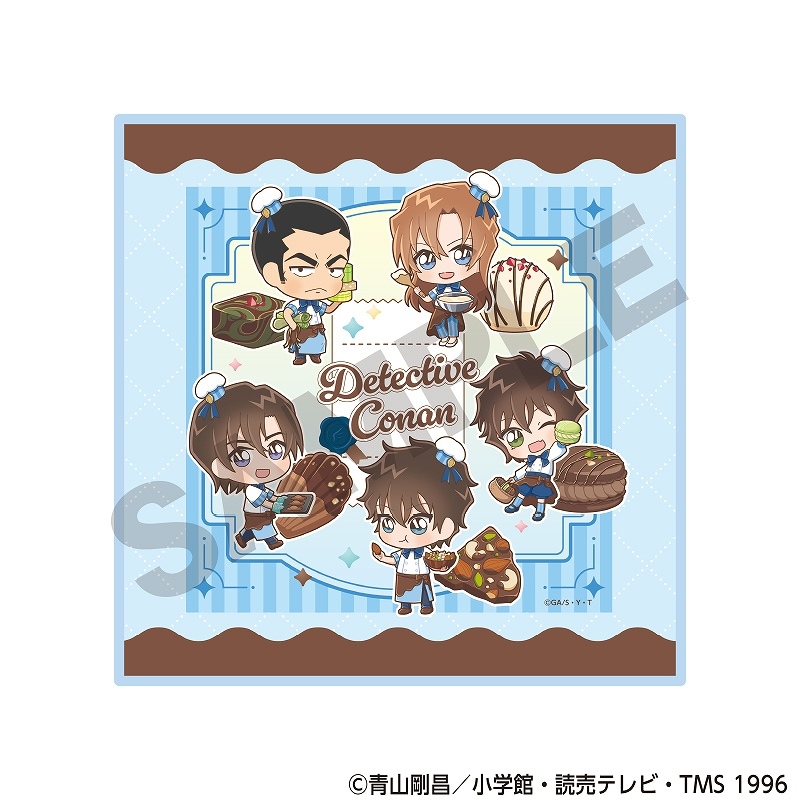 予約商品3月下発送】名探偵コナン ハンドタオル＿ブルー/きゃらペコ