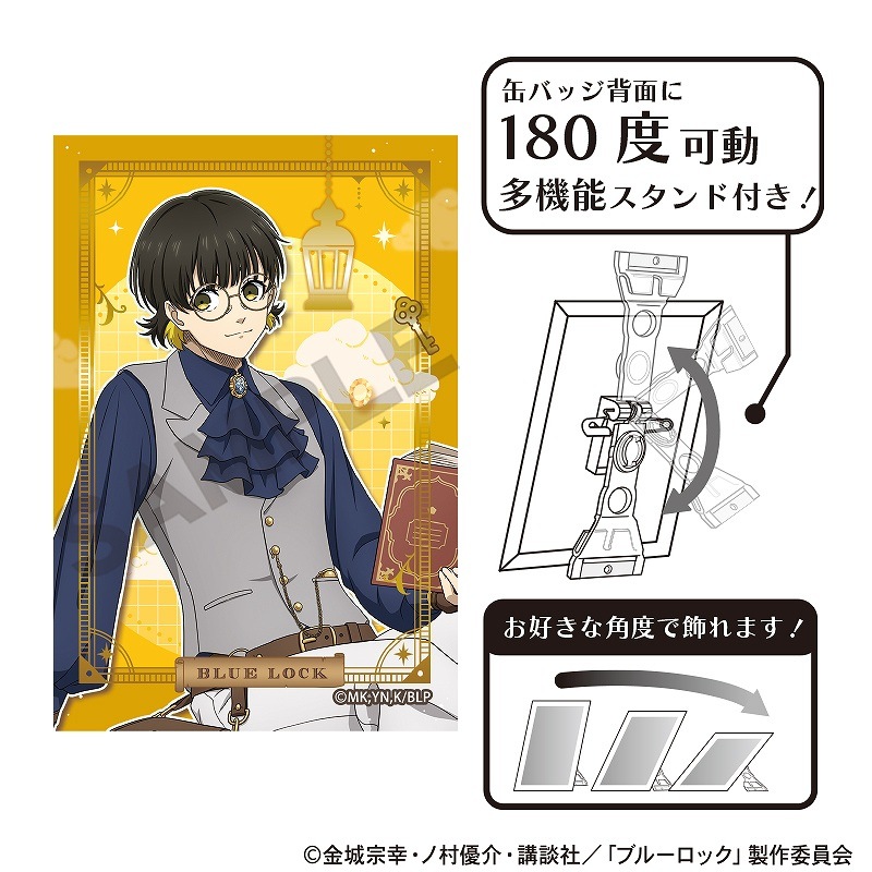 ブルーロック 蜂楽廻 クラックス 缶バッジ 予約商品6月下旬発送】ブルーロック アート缶バッジ＿蜂楽 廻/シーカー