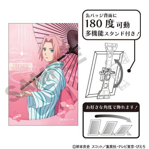 NARUTO-ナルト- 疾風伝 アート缶バッジ＿うずまきナルト/鬼