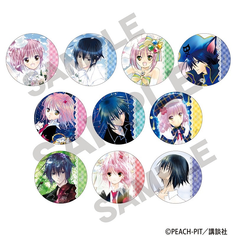 しゅごキャラ　トレーディングカラー缶バッジ＆アクリルスタンドまとめ売り 予約商品6月下旬発送】『しゅごキャラ！』 トレーディンググリッター缶