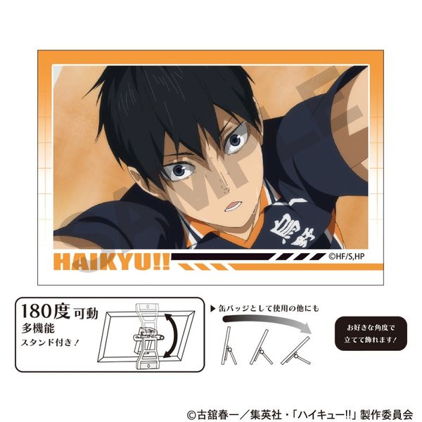 予約商品7月末発送】ハイキュー!! アート缶バッジ＿孤爪研磨