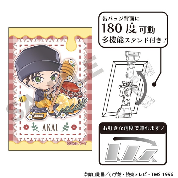 ☆購入特典有☆【予約商品9月中旬発送】名探偵コナン アート缶バッジ＿