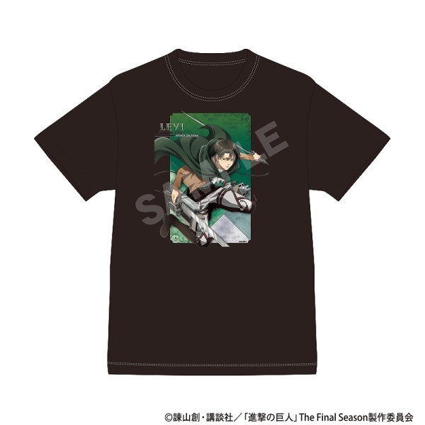 予約商品9月中旬発送】進撃の巨人 Tシャツ＿ミカサ/アクション