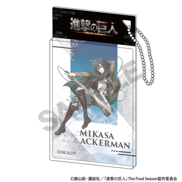再販予約9月中旬発送】進撃の巨人 アクリルスタンド＿ミカサ/アクション