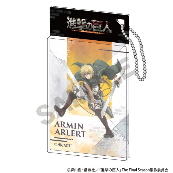 予約商品9月中旬発送】進撃の巨人 パッケージ風アクリルキーホルダー＿