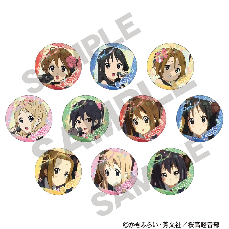 予約商品9月中旬発送】けいおん！ トレーディングホログラム缶バッジ