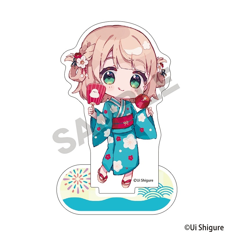 通販11月中旬より順次発送】しぐれうい ミニアクリルスタンド＿浴衣A