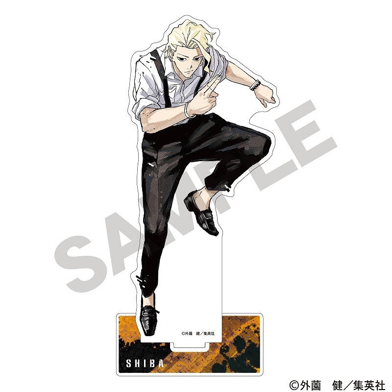 カグラバチ　箔入りアクリルアート　アクリルスタンド　まとめ売り JCS限定『カグラバチ』箔入りアクリルアート 六平千鉱と双城