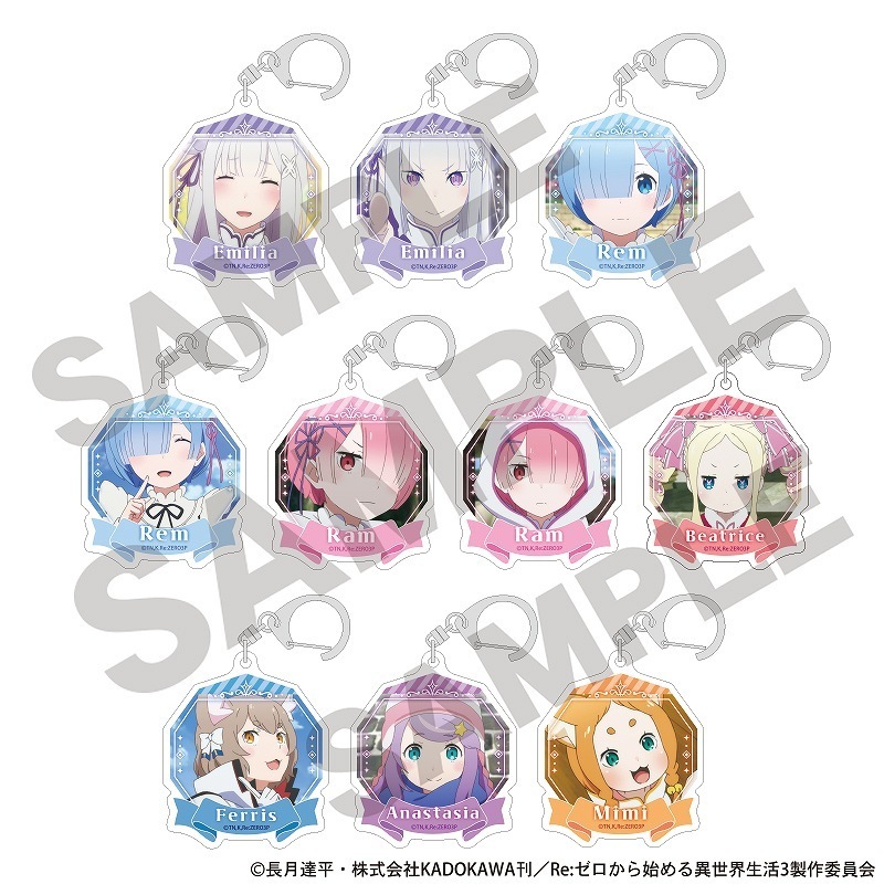Re.ゼロから始める異世界生活 アクリルスタンド キーホルダー レム パーティー 1_000000010228.jpg?1728281972