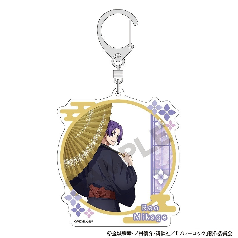 ブルーロック フレームアクリルキーホルダー＿御影 玲王/五月雨