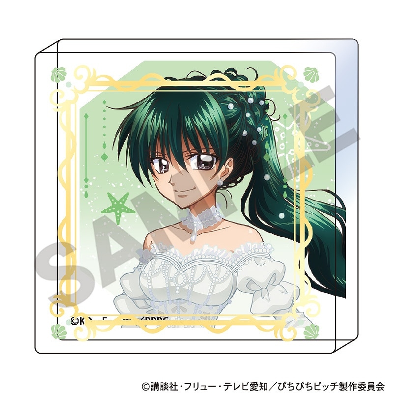 ぴちぴちピッチ アクリルブロック＿洞院 リナ/パールドレス