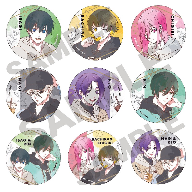 ブルーロック 【BOX】トレーディング缶バッジ＿ニュアンスカラー