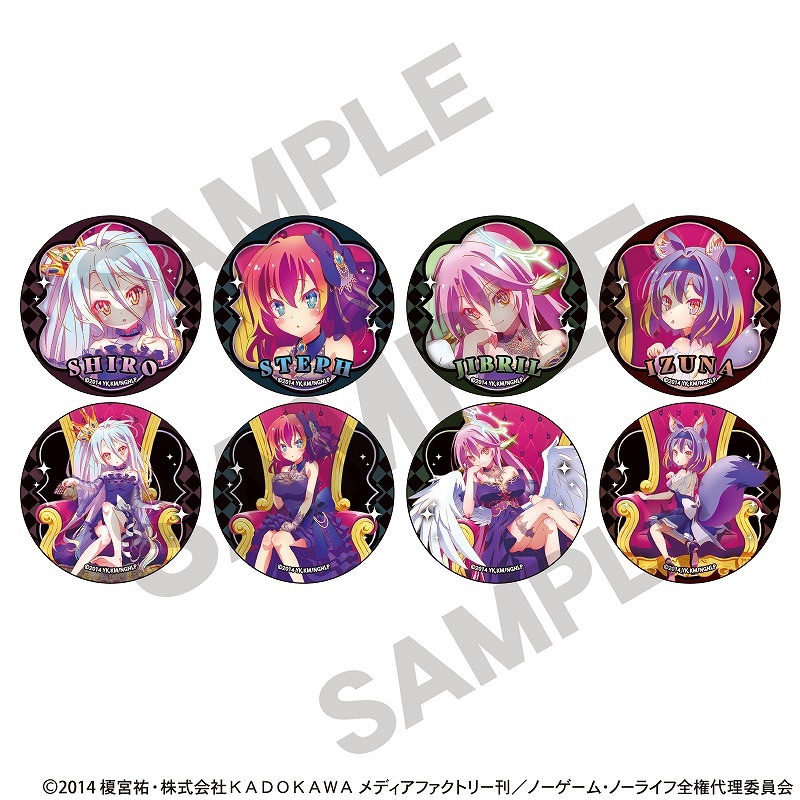 ノゲノラ　缶バッジ 10個セット 予約商品6月中旬発送】ノーゲーム・ノーライフ 【BOX】トレーディング