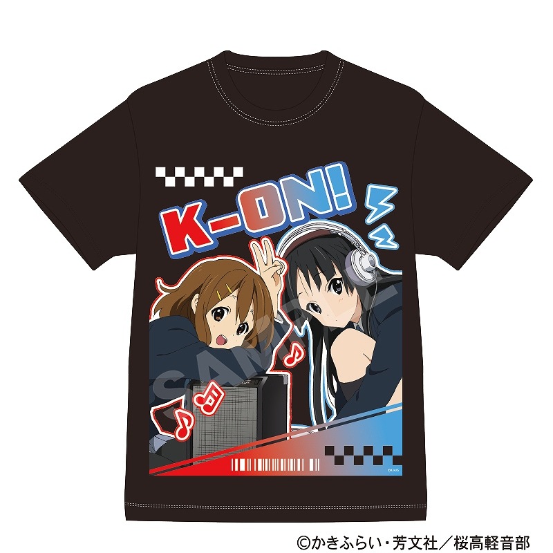 予約商品9月中旬発送】けいおん！ Tシャツ＿レッド＆ブルー