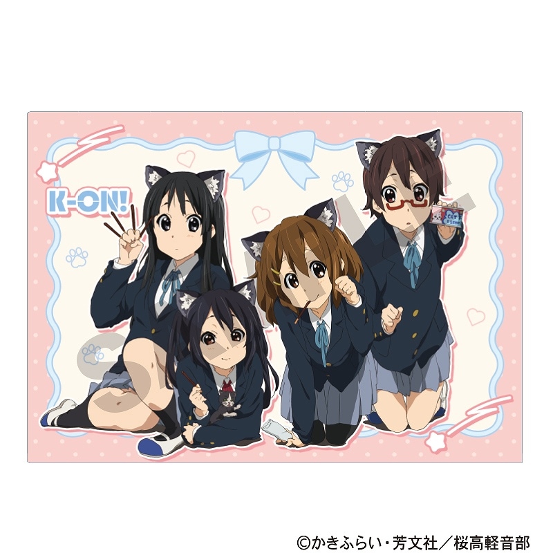 予約商品9月中旬発送】けいおん！ シングルクリアファイル＿猫