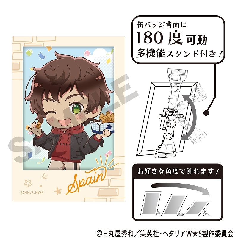 予約商品9月中旬発送】ヘタリア World☆Stars アート缶バッジ＿