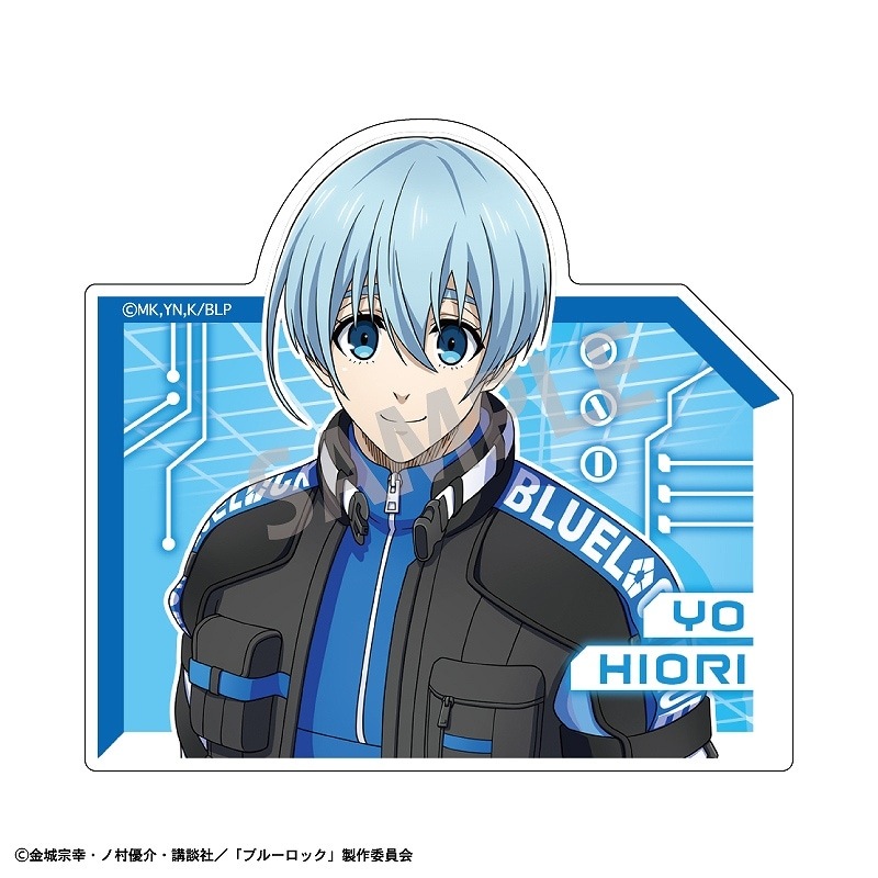 ブルーロック アクリルクリップ＿氷織 羊／サイバーパンク