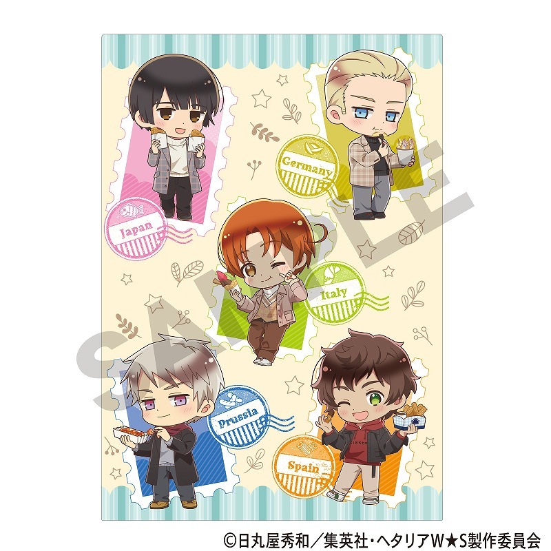 予約商品9月中旬発送】ヘタリア World☆Stars シングルクリアファイル