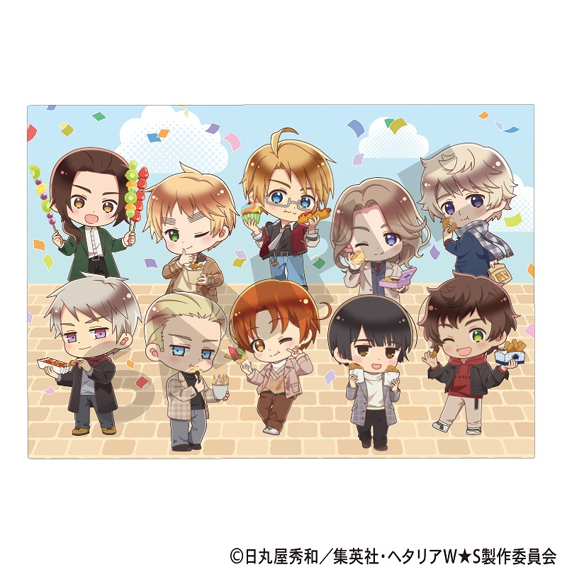 予約商品9月中旬発送】ヘタリア World☆Stars シングルクリアファイル