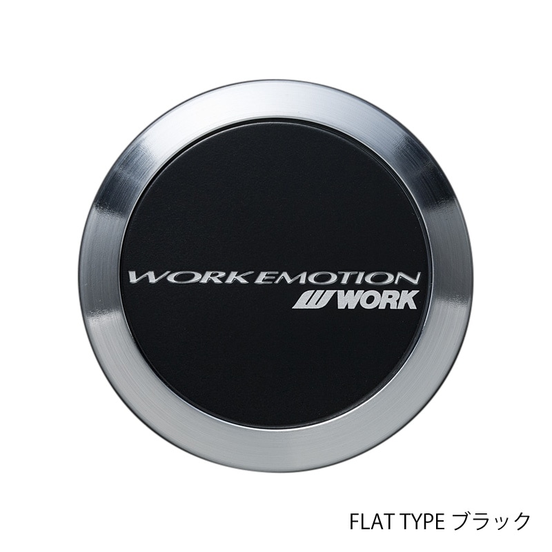 EMOTION(エモーション) センターキャップ FLAT TYPE ブラック 汎用パーツ