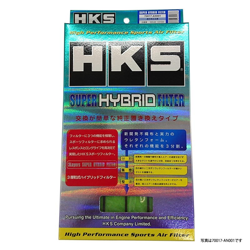 HKS スーパーハイブリッドフィルター 70017-AT021