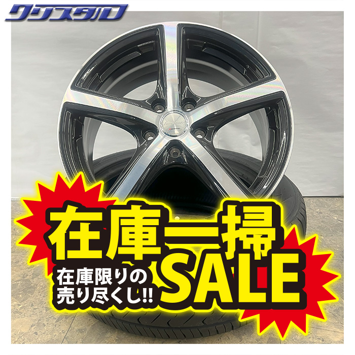 セール品！ EURO SPEED mx5(ユーロスピード) 1870+55 5/114 18インチ 7J +55 ホール数:5 PCD:114 ブラックポリッシュ ロードストーン SP04 215/45R18 4本セット