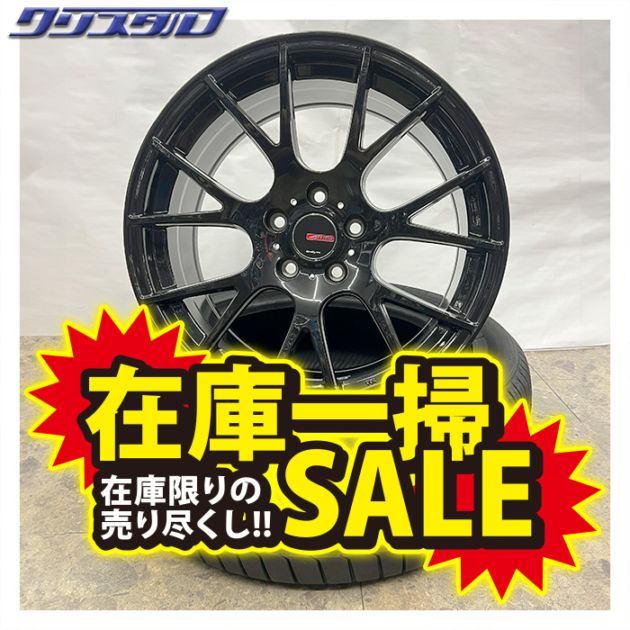 セール品！ AME サーキュラー RM-7 1890+38 5/114 18インチ 9J +38 ホール数:5 PCD:114 グロスブラック×ミーリング 特選輸入タイヤ 245/40R18 4本セット