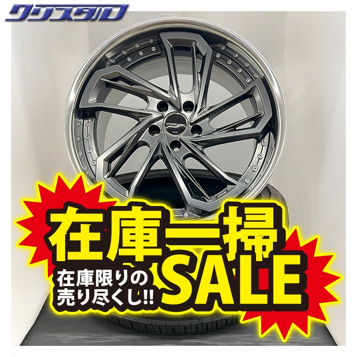 セール品！ AME MODELART REVIVER (モデラートリバイバー) 2090+36 5/114 20インチ 9J +36 ホール数:5 PCD:114 オキシダイズドシルバー 特選輸入タイヤ 245/40R20 4本セット