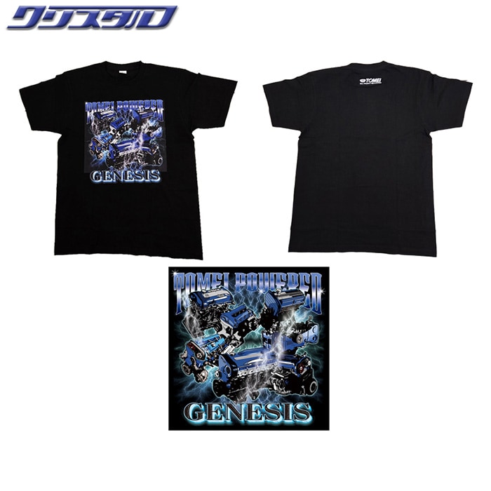 東名パワード TOMEI T-shirt (GENESIS) Tシャツ ブラック Lサイズ 795176