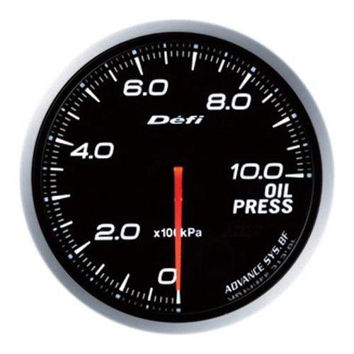 Defi-Link Meter ADVANCE BF (アドバンスビーエフ) Φ60 ホワイト 油圧計 DF10201