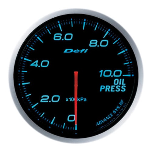 Defi-Link Meter ADVANCE BF (アドバンスビーエフ) Φ60 ブルー 油圧計 DF10203