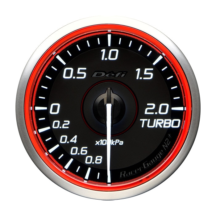 DEFI Racer Gauge N2 Plus Φ60mm ターボ計 DF19502 レッドモデル