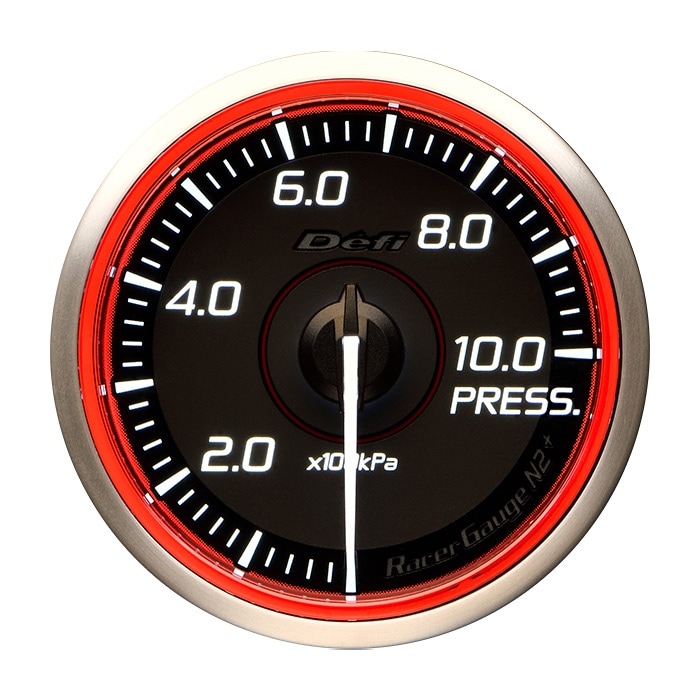 DEFI Racer Gauge N2 Plus Φ60mm 圧力計 DF19602 レッドモデル (デフィ レーサーゲージエヌツープラス)