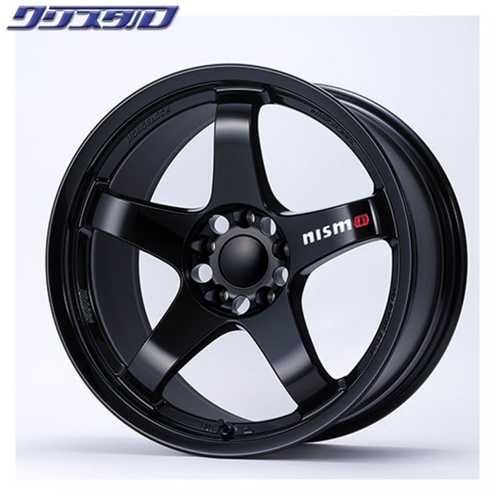 NISMO ニスモ LM GT4 Aluminum Road Wheel Machining Logo Version (マシニング ロゴ バージョン) 18 x 10.5J +15 ブラック 4030S-RS130-BK
