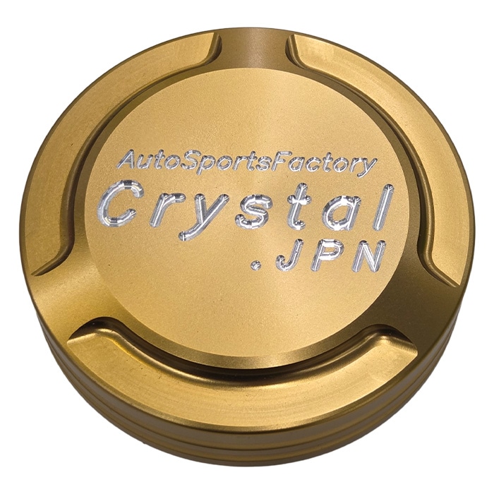 ALUMINUM BRAKEFLUID CAP クリスタルオリジナル アルミニウム ブレーキフルードキャップ ゴールド GOLD JZX100/110