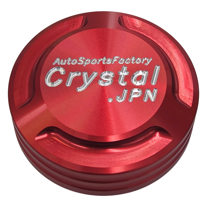 ALUMINUM BRAKEFLUID CAP クリスタルオリジナル アルミニウム ブレーキフルードキャップ レッド RED S15