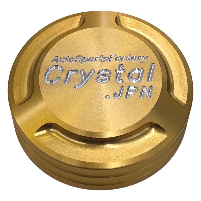ALUMINUM BRAKEFLUID CAP クリスタルオリジナル アルミニウム ブレーキフルードキャップ ゴールド GOLD S15