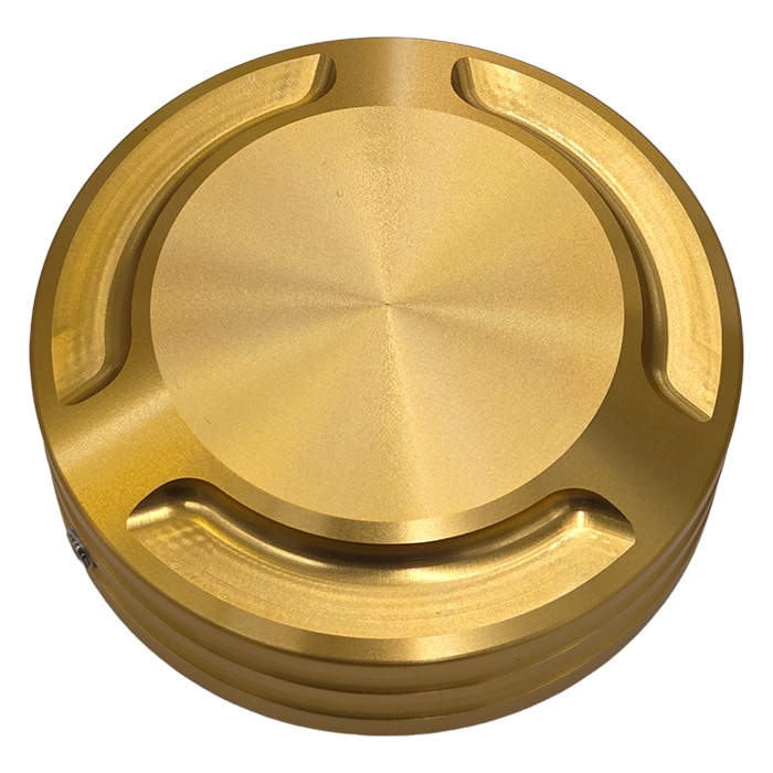 ALUMINUM BRAKEFLUID CAP ロゴ無 アルミニウム ブレーキフルードキャップ ゴールド GOLD S15