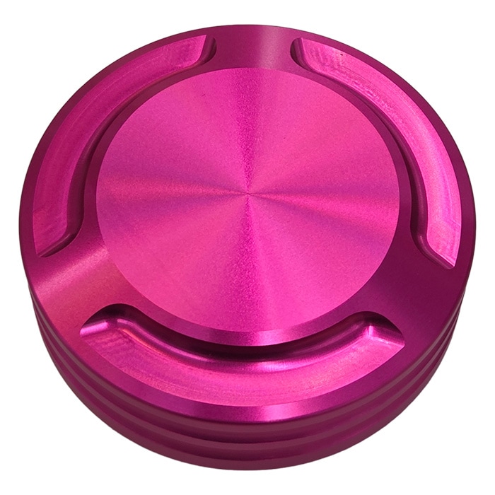 ALUMINUM BRAKEFLUID CAP ロゴ無 アルミニウム ブレーキフルードキャップ ピンク PINK S15