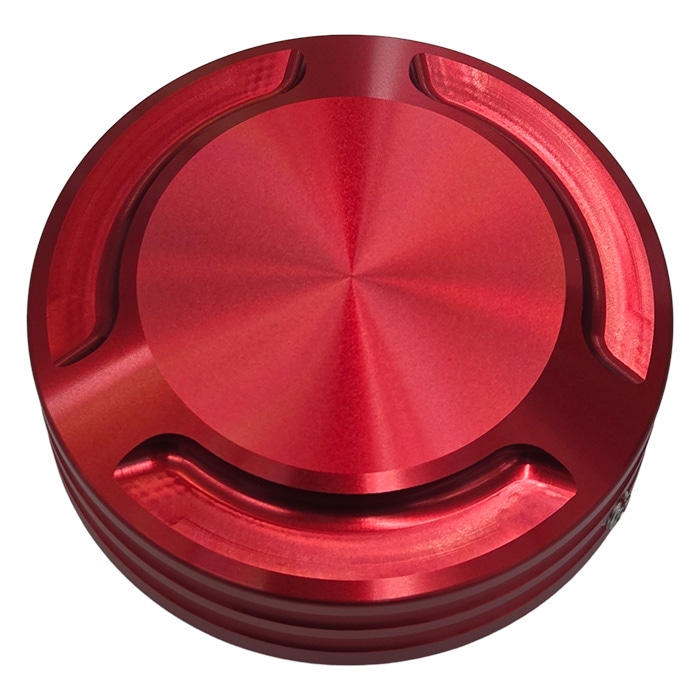 ALUMINUM BRAKEFLUID CAP ロゴ無 アルミニウム ブレーキフルードキャップ レッド RED S15