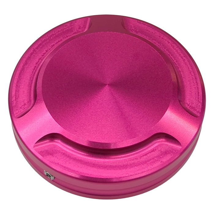 ALUMINUM CLUTCH FLUID RESERVOIR CAP ロゴ無 アルミニウム クラッチフルードカバー ピンク PINK 86 BRZ