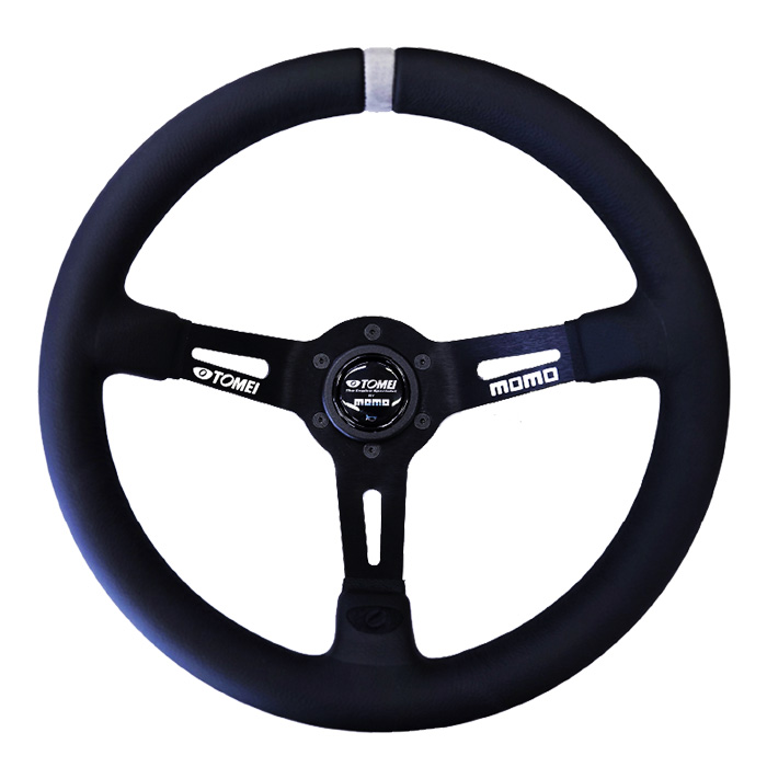 MOMO x TOMEI Collaboration Steering Wheel MOD.08 330Φ 90mm DEEP BK