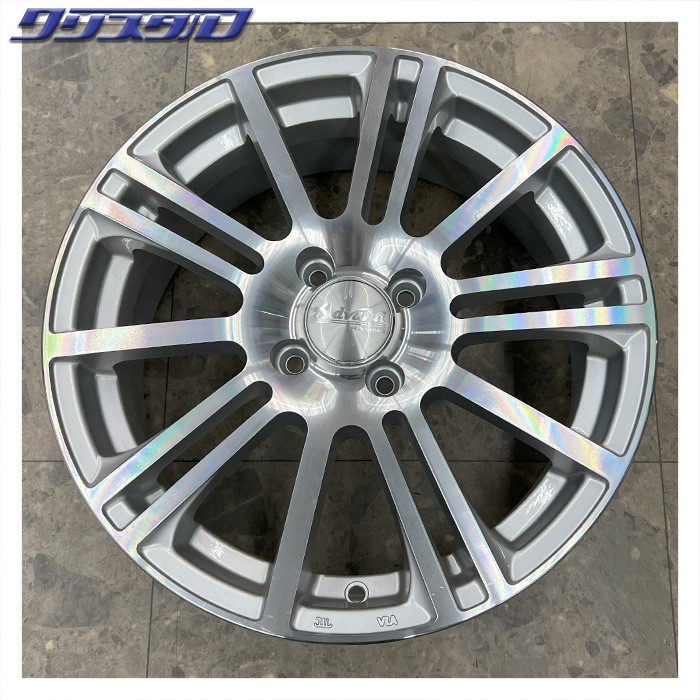 セール品！ Advanti RACING クルックス 1665+45 4/100 16インチ 6.5J +45 ホール数:4 PCD:100 シルバーフルポリッシュ トーヨー ナノエナジー3 185/55R16 4本セット