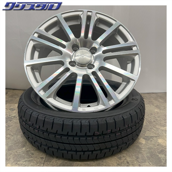 セール品！ Advanti RACING クルックス 1665+45 4/100 16インチ 6.5J +45 ホール数:4 PCD:100 シルバーフルポリッシュ トーヨー ナノエナジー3 185/55R16 4本セット